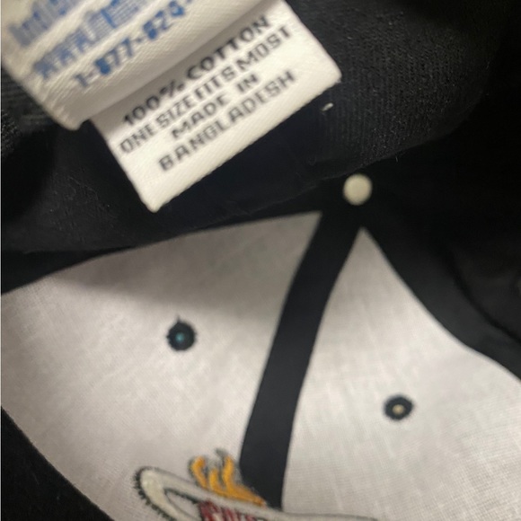 Vintage Miami Heat Snapback Hat Cap NBA Logo Embroidered Under Brim Spell Out - Picture 9 of 10